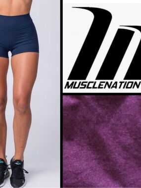 NWOT Muscle Nation Signature Scrunch Booty Shorts